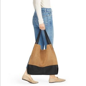 Rag & Bone Oversized Mixed Leather Tote